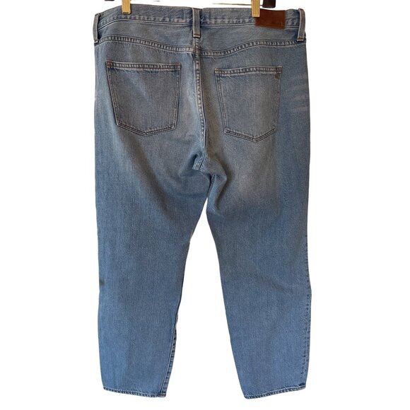 Madewell Jeans Size 32 X 29 Straight Leg Mid Wash 100% Cotton Ankle Comfort - Picture 7 of 10